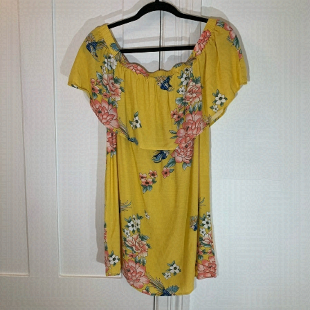 Yellow Floral Tunic